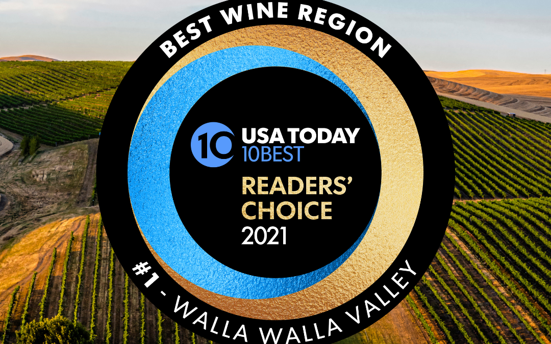 Walla Walla wins best wine destination in the US for 3rd straight year!