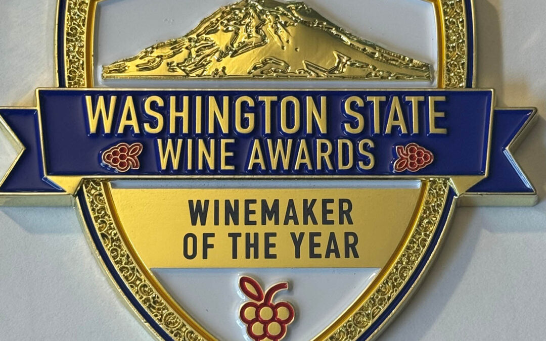 Our winemaker and owner, Brad Binko wins best winemaker award from Washington State Wine Awards
